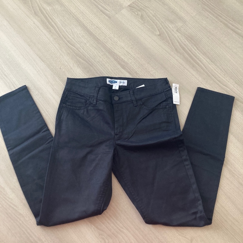 Old Navy Black Rockstar Super Skinny (6)
